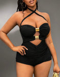 Golden jumpsuit set